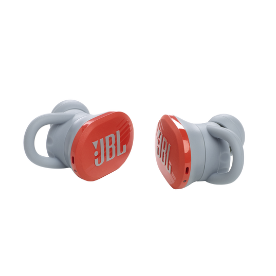 JBL Endurance Race TWS - Coral - Waterproof true wireless active sport earbuds - Detailshot 1